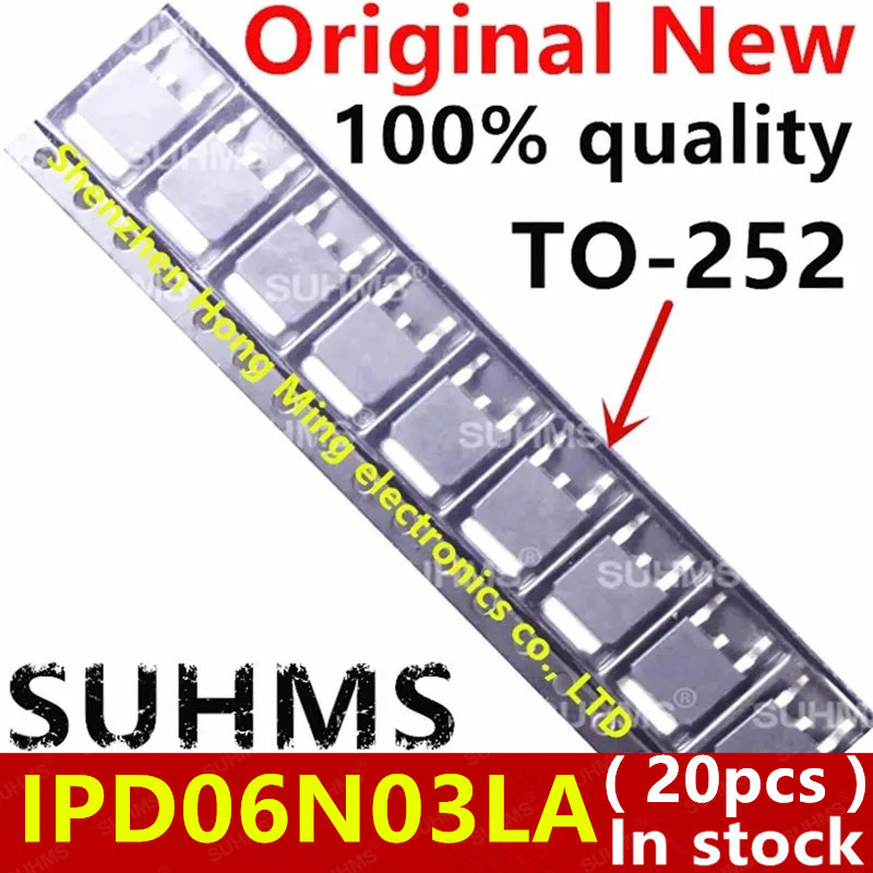 Perfboard - (20 peças) 100% novo IPD06N03LA 06N03LA