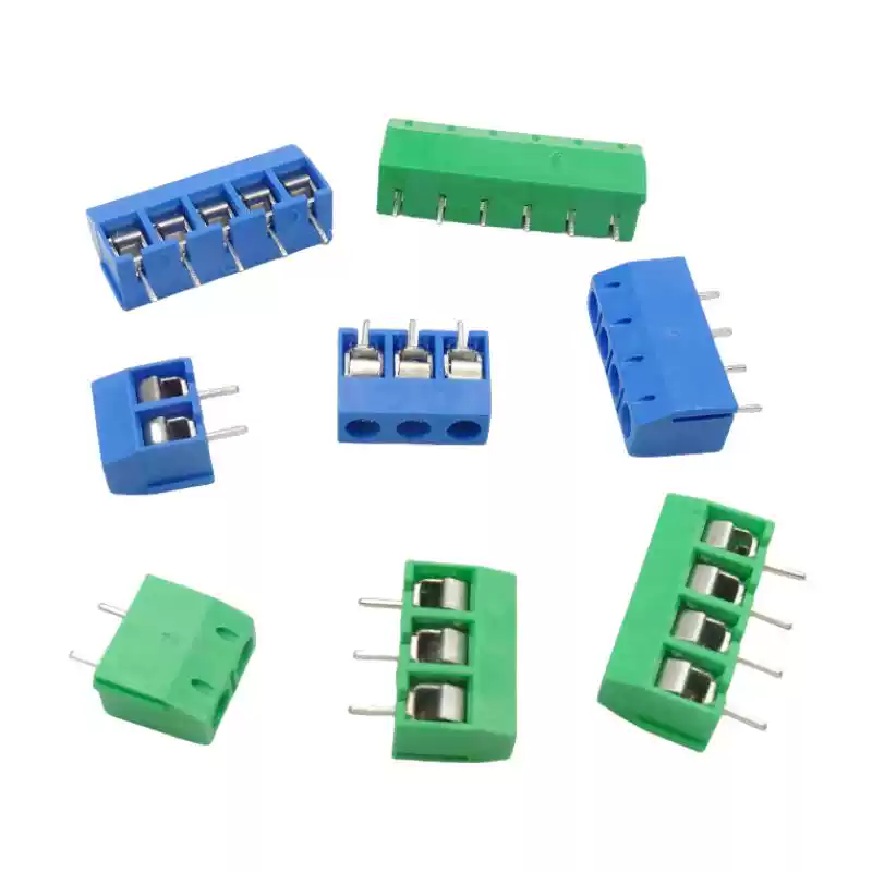 Screw Terminal Block - 10/20/50 PÇS/LOTE KF301-5.0-2P KF301-3P KF301-4P Passo