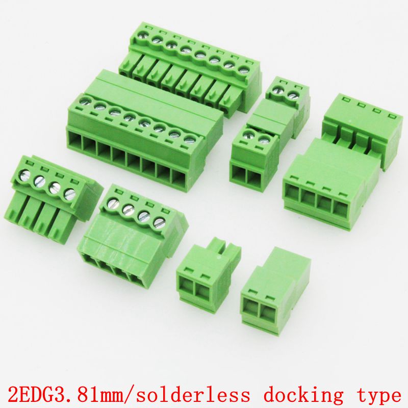 Screw Terminal Block - 5 conjuntos de encaixe sem solda