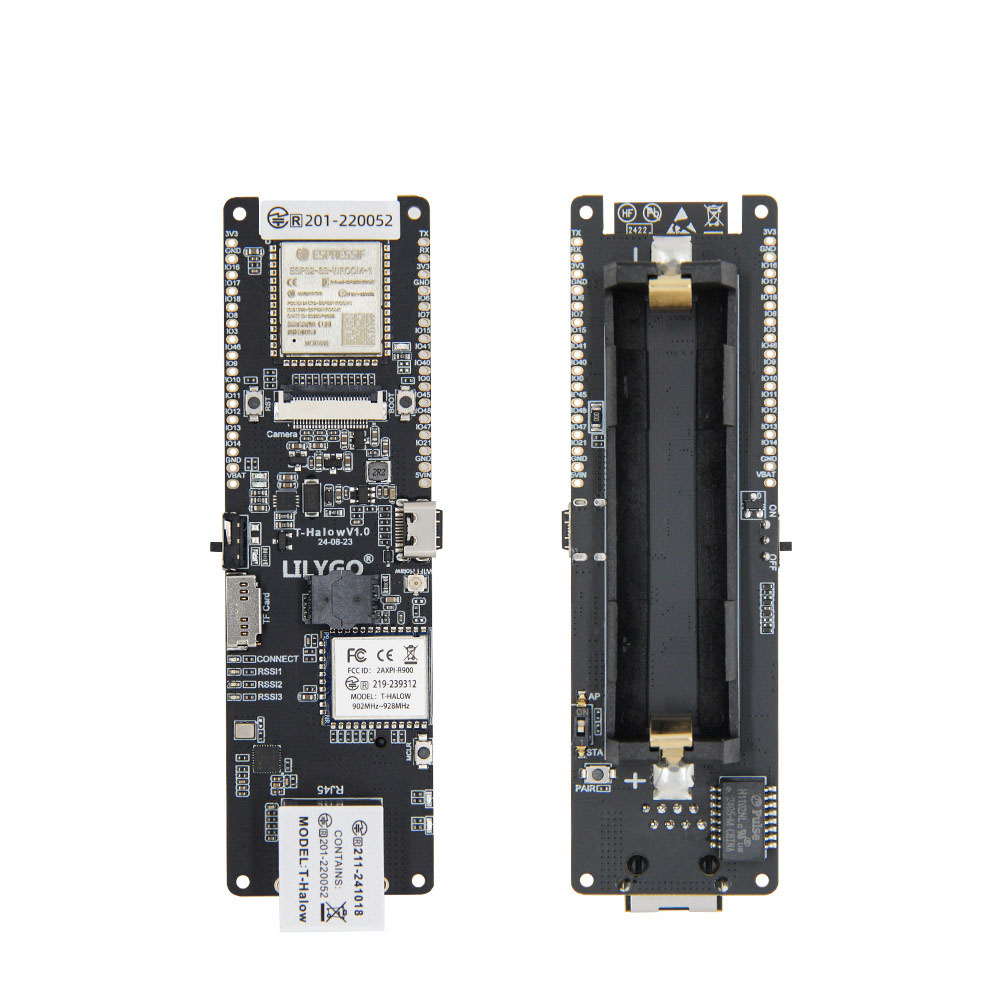 Esp32 Battery Holder Lipo - Placa de Desenvolvimento LILYGO T-Halow ESP32-S3