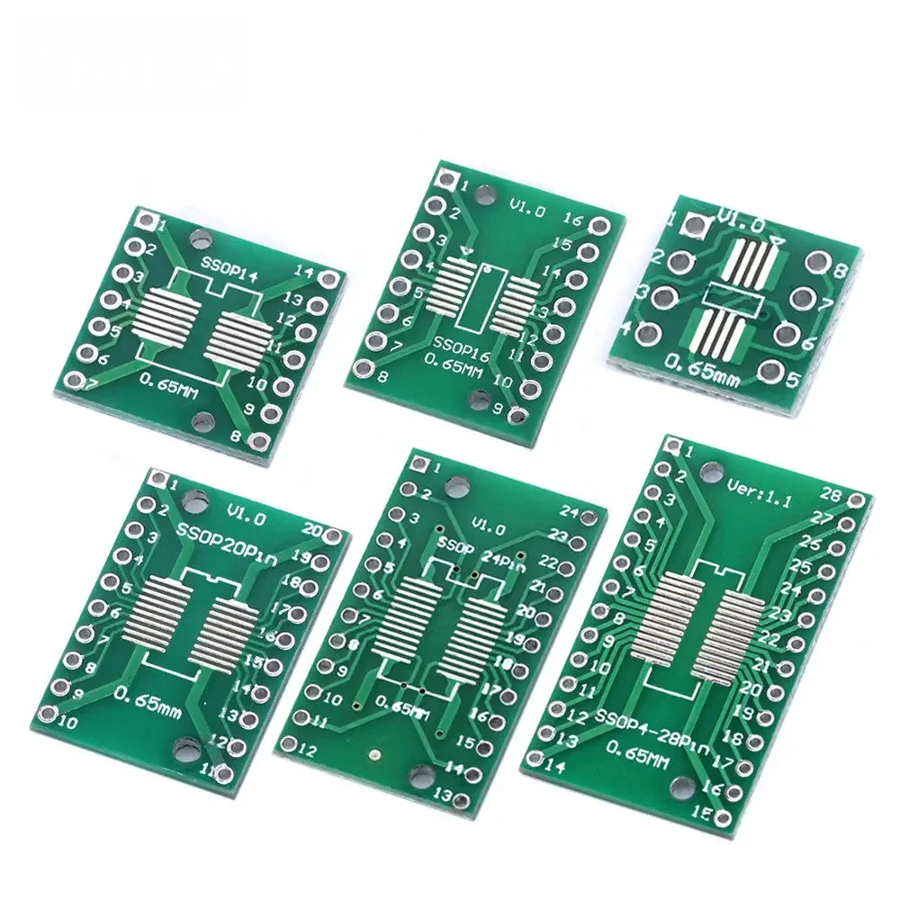 Pcb Prototyping Board - 10 peças universal sop8/ssop10/SOP14-SOP28 para dip/smd