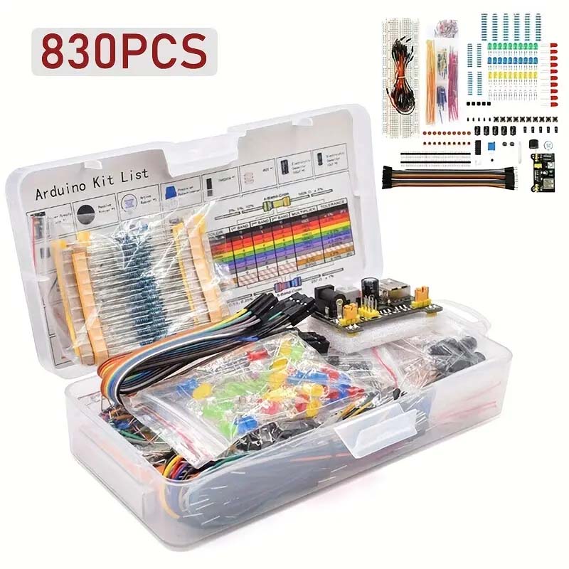 Breadboard 400 Point - 830 pçs/caixa kit inicial de projeto