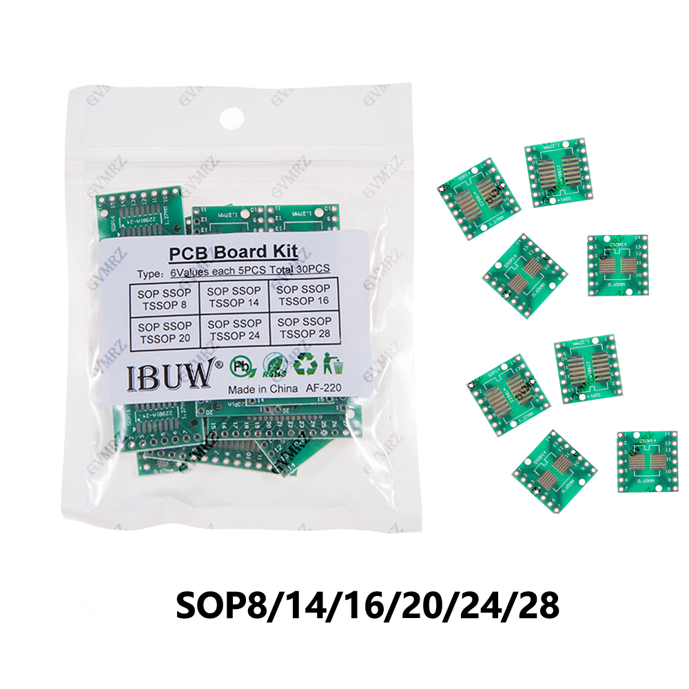 Pcb Prototyping Board - Kit de Placas Adaptadoras PCB SOP