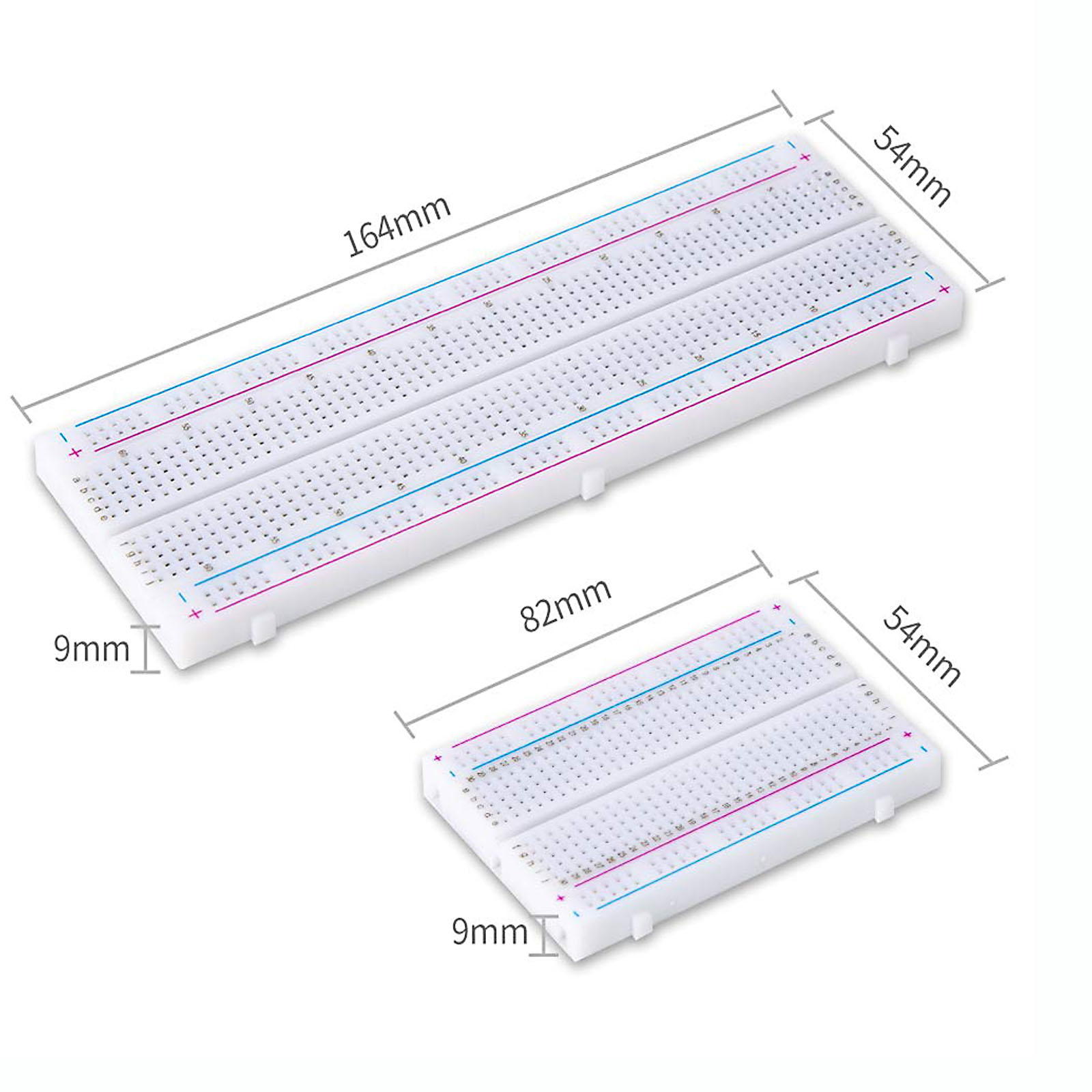 4pcs 400/830 pontos placa de e - Breadboard 400 Point avaliação e preço