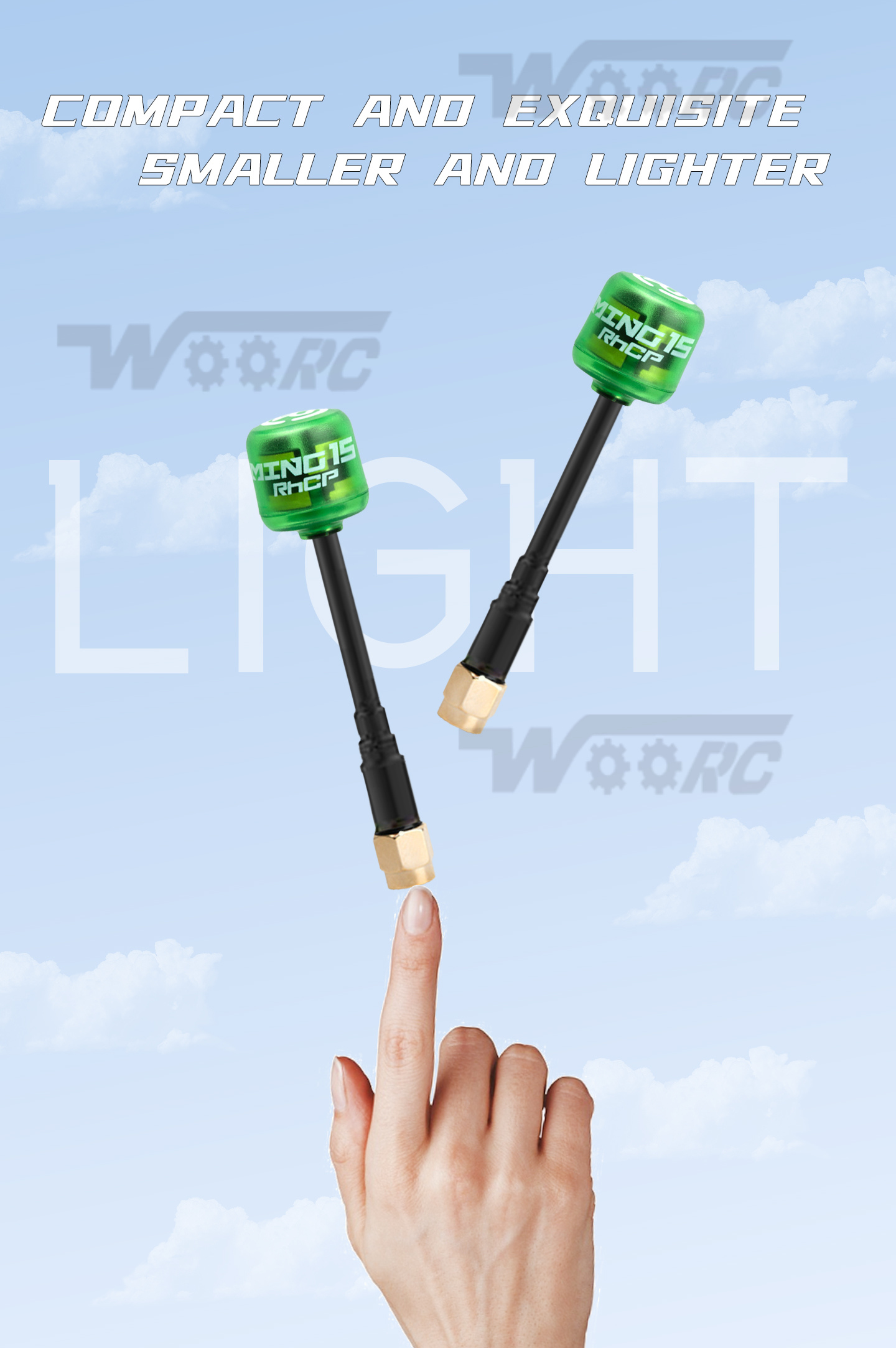 Antena FPV Mini Lollipop RHCP  - Ipex Connector avaliação e preço
