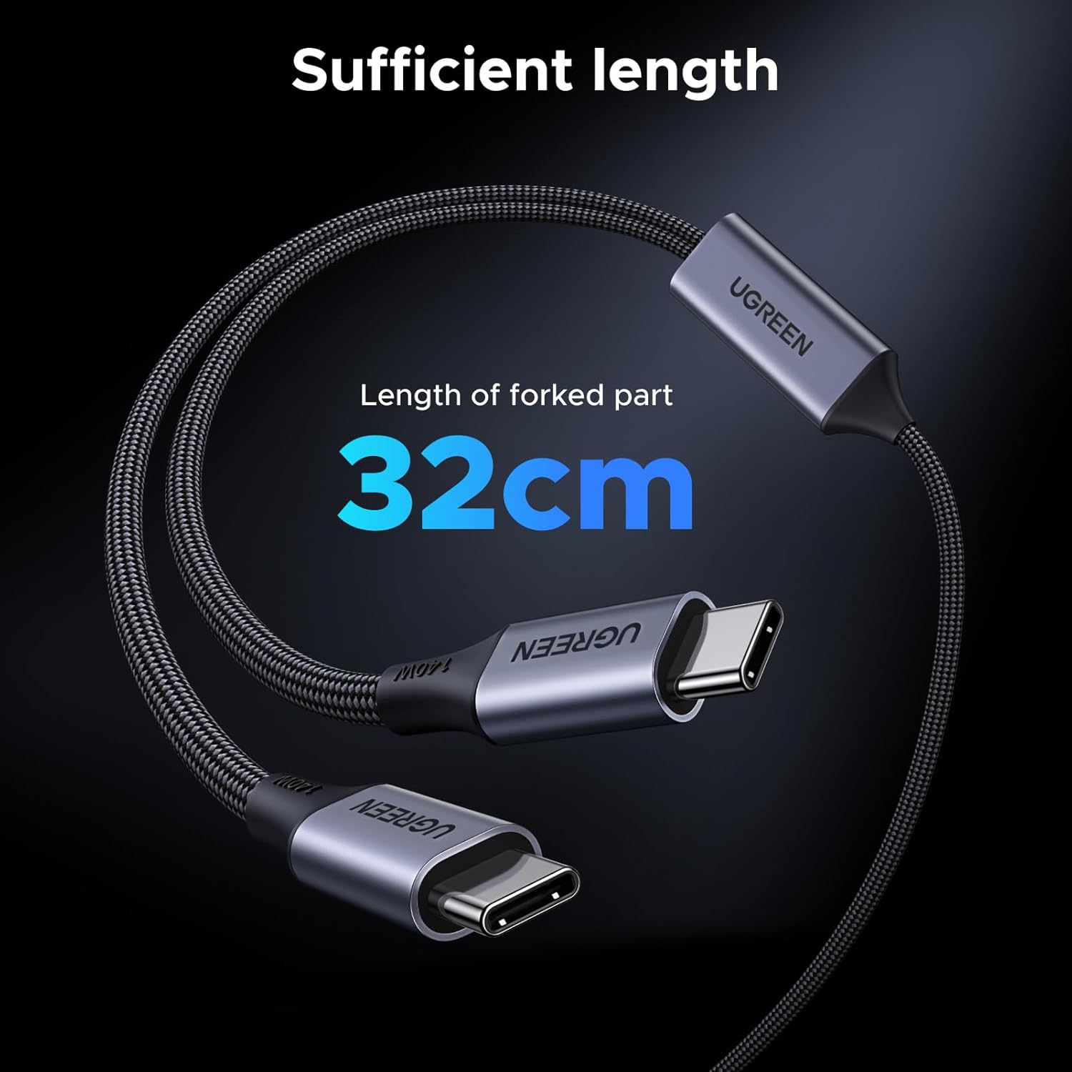 Cabo UGREEN USB C de 140 W, ca - Usb C Cable avaliação e preço