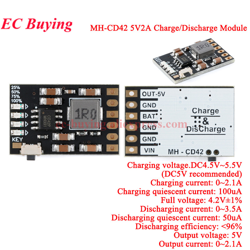 20 peças/1 peça MH-CD42 dc 5v  - Li Ion Charger Module avaliação e preço