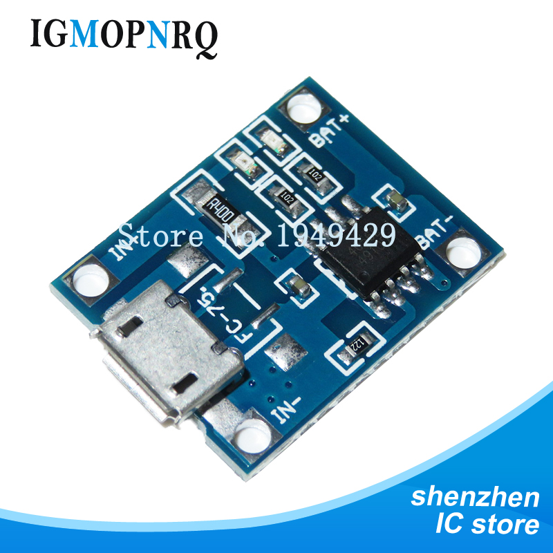 Micro USB 5V 1A 18650 TP4056 M - Tp4056 Module avaliação e preço