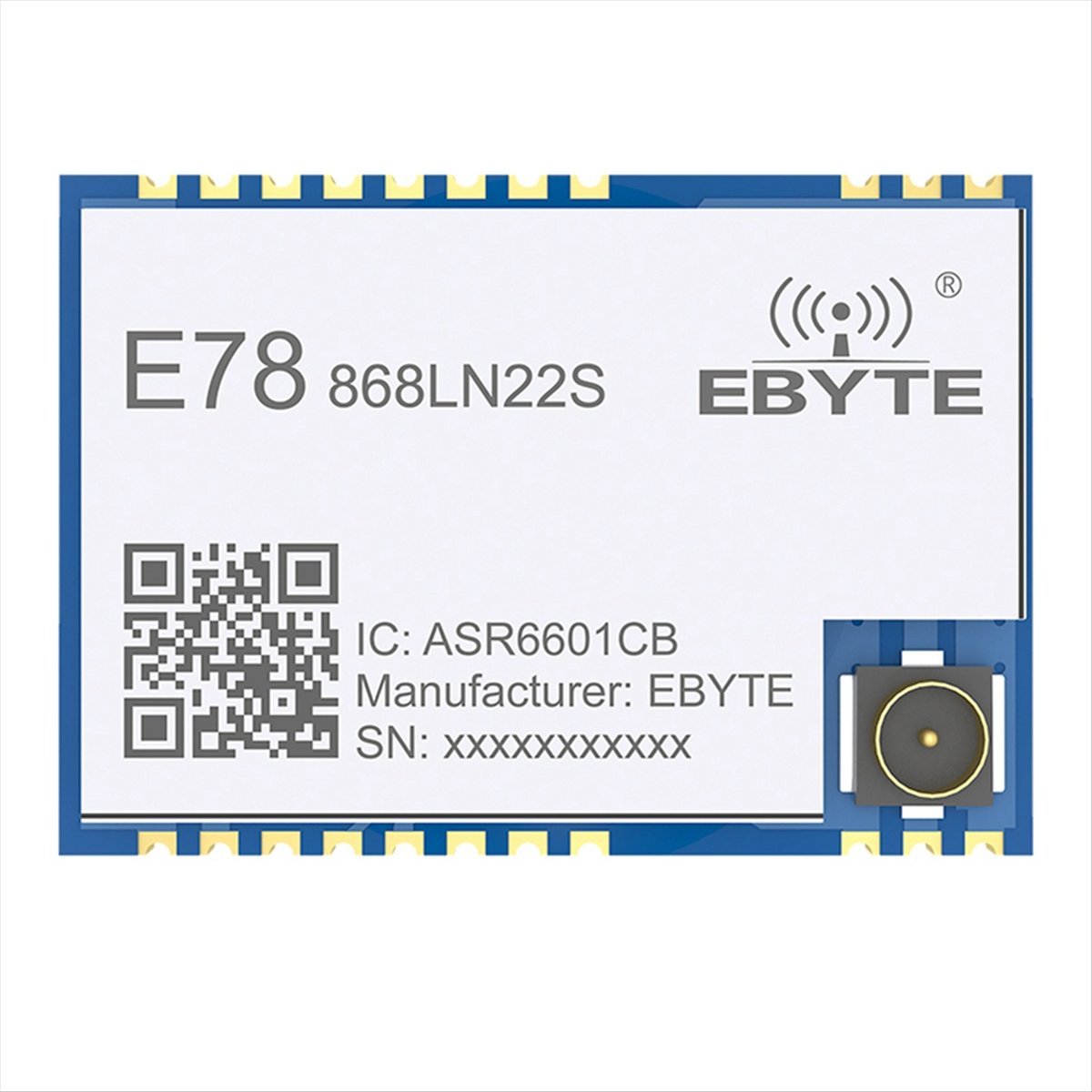 Módulo LoRa A73T LoRaWAN SoC E - Ipex Connector avaliação e preço